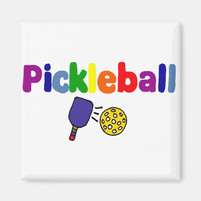 Pickleball Art Magnet (Vorne)