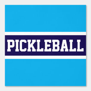 PICKLEBALL Athletic Navy Blaue Streifen Tapete