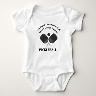 Pickleball Baby Jersey Bodysuit Baby Strampler