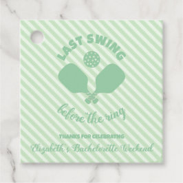 Pickleball Bachelorette Weekend Geschenkanhänger