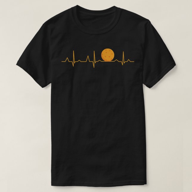 Pickleball Ball Heartbeat Apparel, Pickelball 518 T-Shirt (Design vorne)