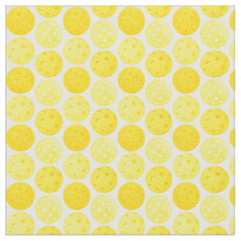 Pickleball Balls, Gelbe Pickleball Balls auf Weiß Stoff