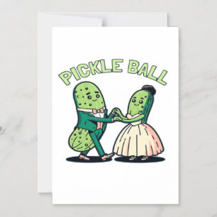 Pickleball Ballsaal-Tanz Magneteinladung