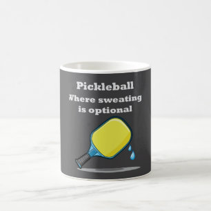 Pickleball, bei dem Schwitzen optional ist Kaffeetasse