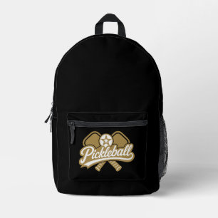 Pickleball-Bekleidung Spieler Bedruckter Rucksack