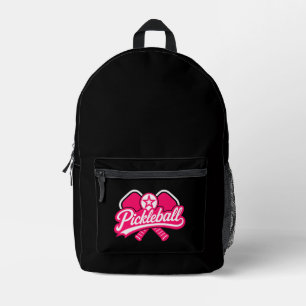 Pickleball-Bekleidung Spieler Bedruckter Rucksack