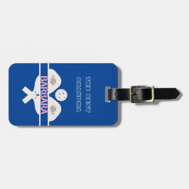 Pickleball Best Grandma Floral Paddle Gepäckanhänger