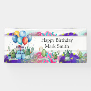 Pickleball Birthday themed Banner