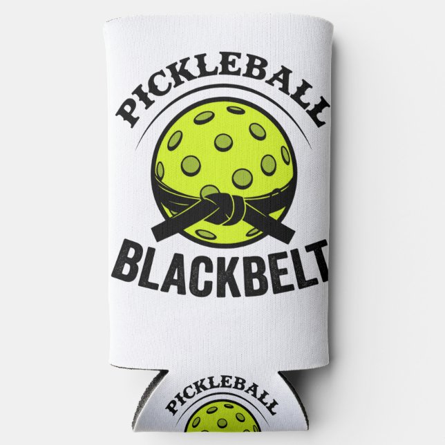 Pickleball Blackbelt - Funny Pickleball Master Selters Dosenkühler (Vorderseite)