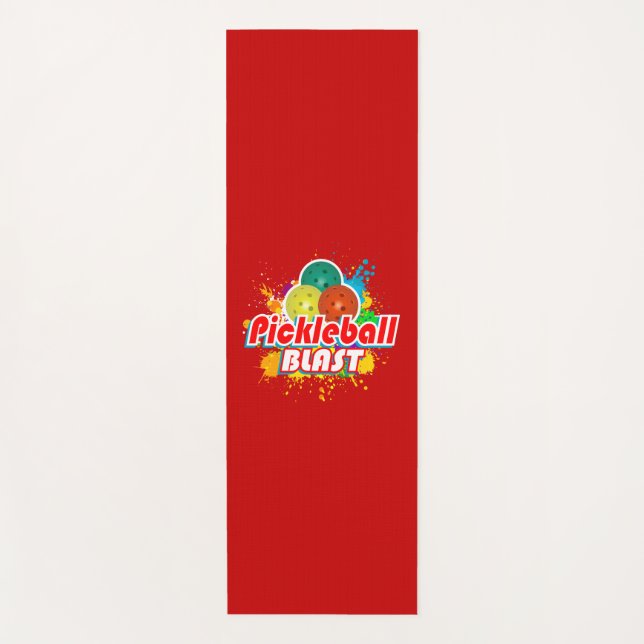 Pickleball Blast 1 Optionen Yogamatte (Vorderseite)
