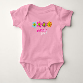 🌼 🌻 🌺 Pickleball Blume Pick Me pink Baby Strampler