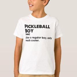 Pickleball Boy Funny Dictionary Definition Pickle T-Shirt