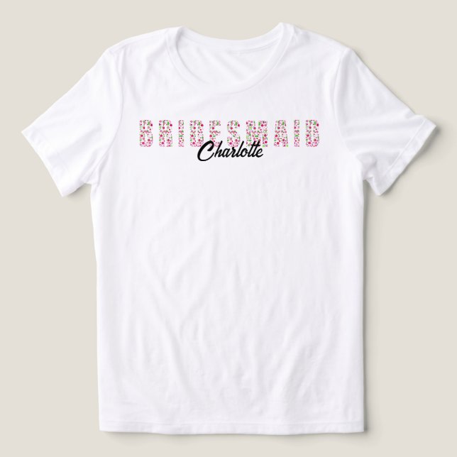 Pickleball Brautparty-Dinks & Drinks Personalisier Tri-Blend Shirt (Design Vorderseite)