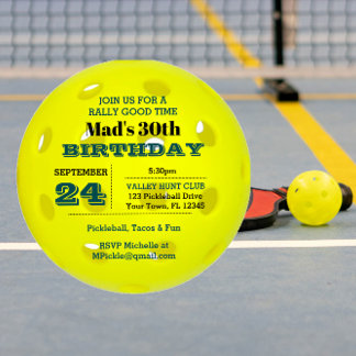 Pickleball Celebration Einladung