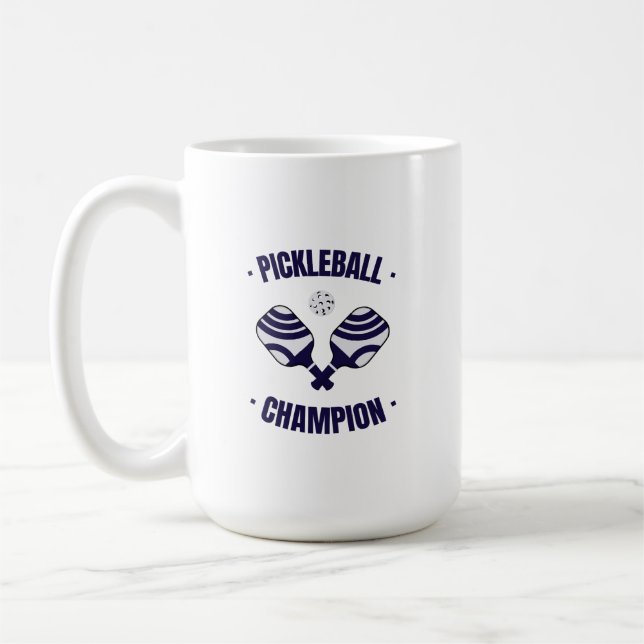 Pickleball Champion Coffee Tasse (Links)
