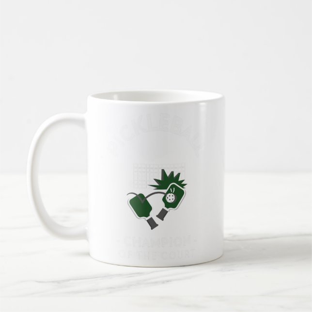Pickleball Champion des Hofes! Kaffeetasse (Links)