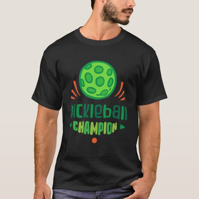 Pickleball Champion Pickleball Trophy for Men Wome T-Shirt (Vorderseite)