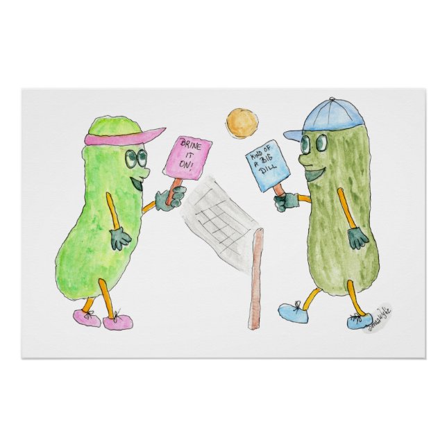 Pickleball-Champion Poster (Vorderseite)