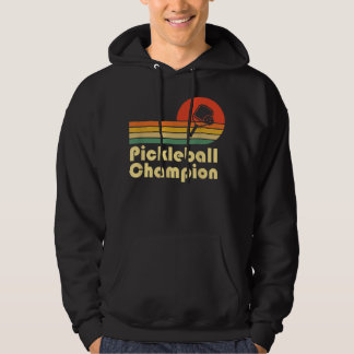 Pickleball Champion Vintag Funny Retro Pickleball Hoodie