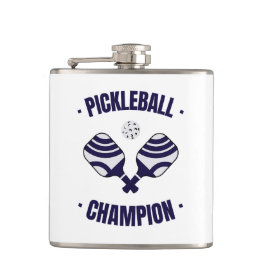 Pickleball Champion Wrapped Flask Flachmann