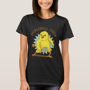 Pickleball Chick Funny Quote Hühnchen mit Paddel G T-Shirt