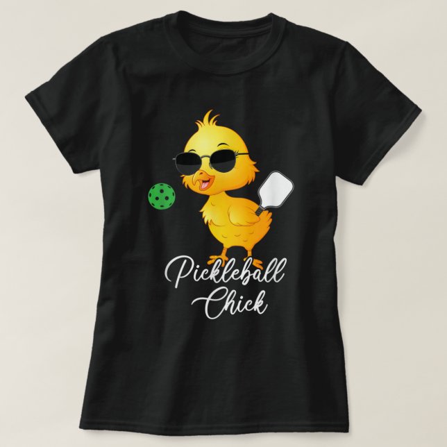Pickleball Chick, lustiges Pickleball 310 T-Shirt (Design vorne)