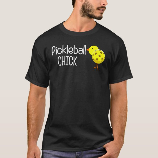 Pickleball Chick T-Shirt (Vorderseite)