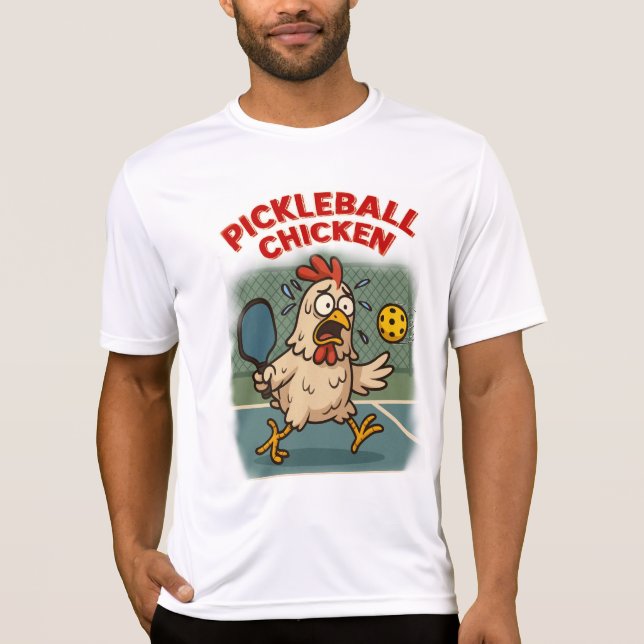Pickleball Chicken T-Shirt (Vorderseite)