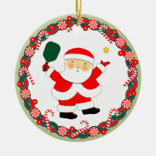 Pickleball Christmas Collectin Keramik Ornament