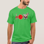 Pickleball Christmas Joy Candy Cane Santa Xmas T-Shirt<br><div class="desc">Die Weihnachtsfreude ist in vielerlei Hinsicht geschrieben. Feiern Sie den Urlaub mit unserer tollen JOY Pickleball Weihnachtskollektion mit festlichen Designs, die perfekt für Pickleballe und Party-Planer sind! Diese Kollektion umfasst eine einzigartige Weihnachtsdekoration und Geschenke, von bunten pickleball-Ornamenten und Party-Zubehör zu T - Shirt, Trinkbehälter, Zuhause-Waren und Accessoires. Ob Sie ein...</div>