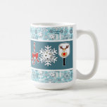 Pickleball Christmas Joy Santa Ho Ho Ho Ho Snowbal Kaffeetasse<br><div class="desc">Die Weihnachtsfreude ist in vielerlei Hinsicht geschrieben. Feiern Sie den Urlaub mit unserer tollen JOY Pickleball Weihnachtskollektion mit festlichen Designs, die perfekt für Pickleballe und Party-Planer sind! Diese Kollektion umfasst eine einzigartige Weihnachtsdekoration und Geschenke, von bunten pickleball-Ornamenten und Party-Zubehör zu T - Shirt, Trinkbehälter, Zuhause-Waren und Accessoires. Ob Sie ein...</div>