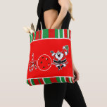Pickleball Christmas Joy Santa Red und Green<br><div class="desc">Die Weihnachtsfreude ist in vielerlei Hinsicht geschrieben. Feiern Sie den Urlaub mit unserer tollen JOY Pickleball Weihnachtskollektion mit festlichen Designs, die perfekt für Pickleballe und Party-Planer sind! Diese Kollektion umfasst eine einzigartige Weihnachtsdekoration und Geschenke, von bunten pickleball-Ornamenten und Party-Zubehör zu T - Shirt, Trinkbehälter, Zuhause-Waren und Accessoires. Ob Sie ein...</div>