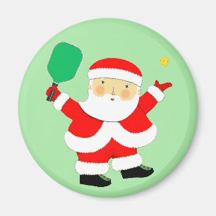 Pickleball Christmas Kleine Geschenk Magnet