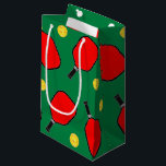 Pickleball Christmas Small Geschenktasche Kleine Geschenktüte<br><div class="desc">Creative Pickleball Weihnachtsgeschenk Tasche.</div>