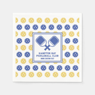 Pickleball Club Backyard Sondertext Serviette