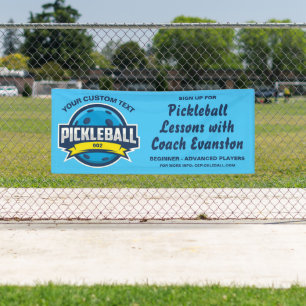 Pickleball Club, Coach, Pickleball Lektionen Klini Banner