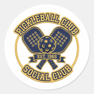 Pickleball Club Est. 1965 Aufkleber - Vintage Retr