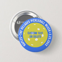Pickleball Club Mixer Turnier Spiel Custom Medal Button