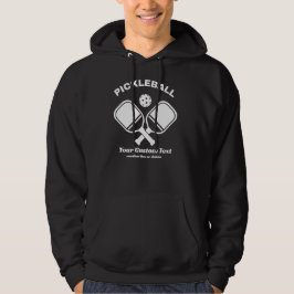 Pickleball Club Pickleball Paddle & Ball Custom Hoodie