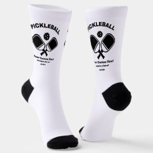 Pickleball Club Pickleball Paddle & Ball Custom Socken