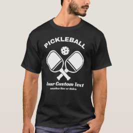 Pickleball Club Pickleball Paddle & Ball Custom T-Shirt