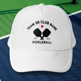 Pickleball Club Team Japan Japanese Flag Custom Truckerkappe