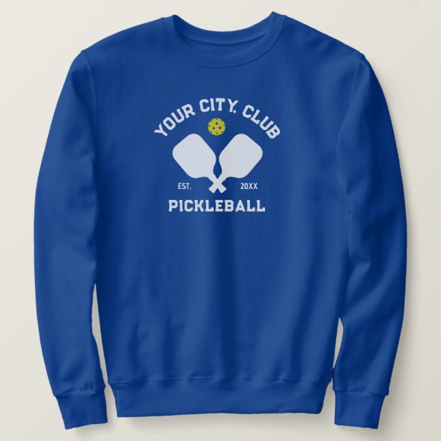 Pickleball Club Team Spieler Custom Pickle Geschen Sweatshirt (Design vorne)