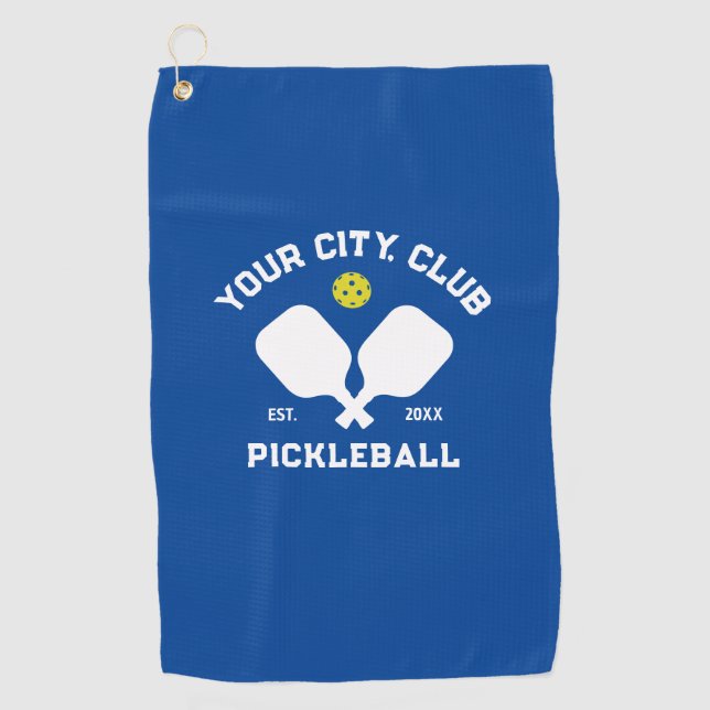 Pickleball Club Team Spieler Custom Pickle Sweet Golfhandtuch (Vorderseite)