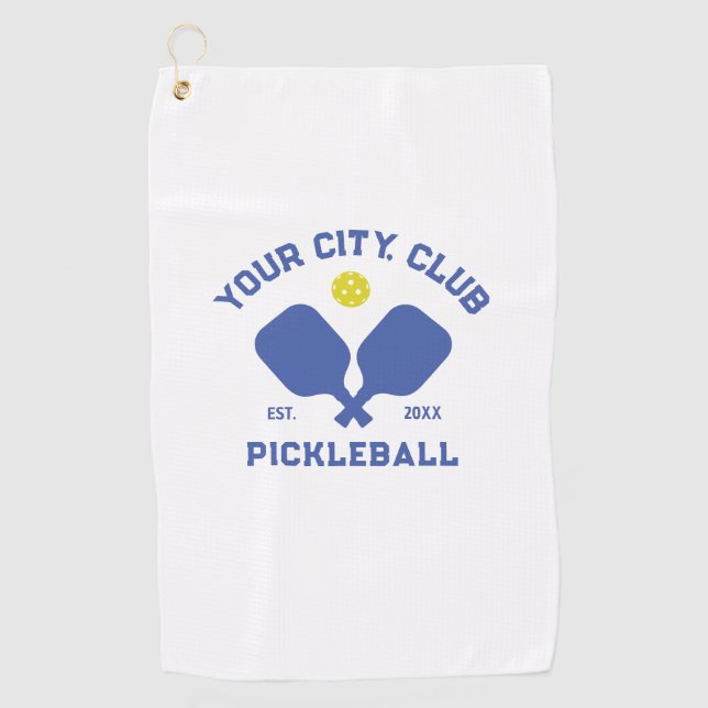 Pickleball Club Team Spieler Custom Pickle Sweet Golfhandtuch (Vorderseite)