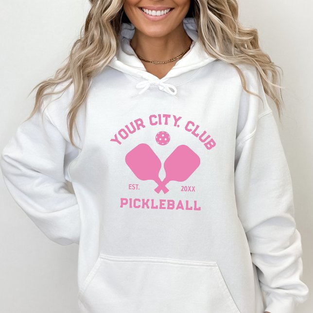 Pickleball Club Team Spieler Custom Pickler Gesche Hoodie (Von Creator hochgeladen)