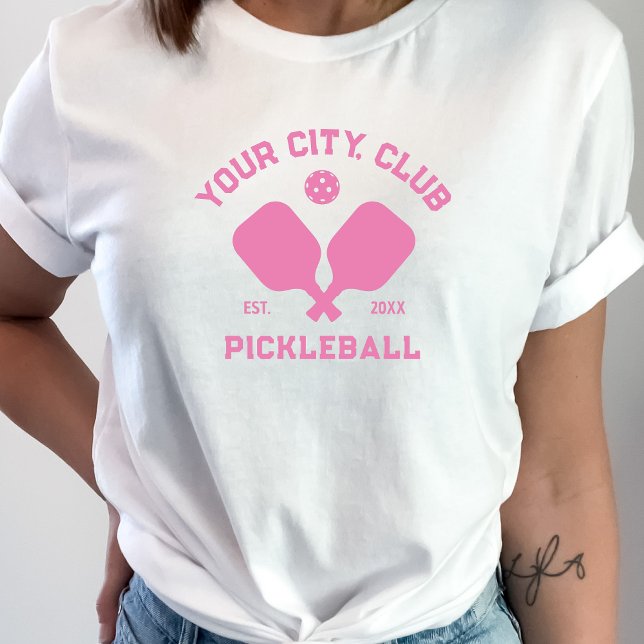 Pickleball Club Team Spieler Custom Pickler Gesche T-Shirt (Von Creator hochgeladen)