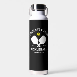 Pickleball Club Team Spieler Custom Pickler Gesche Trinkflasche