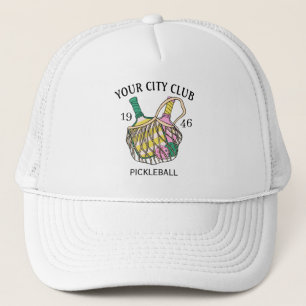 Pickleball-Club-Team-Spieler individuelles Pickle- Truckerkappe