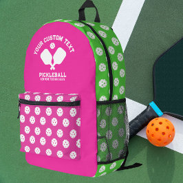 Pickleball Club Teamname Alle Personalisierten Far Bedruckter Rucksack
